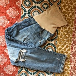 LED Maternity Jeans